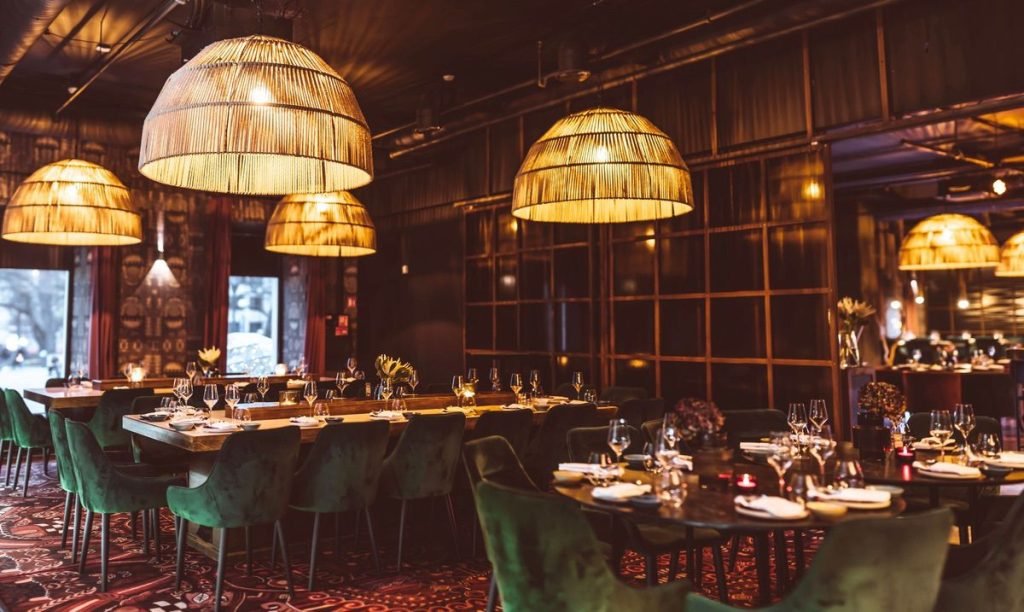 Pachamama Dinner Club in Vilnius interior group room