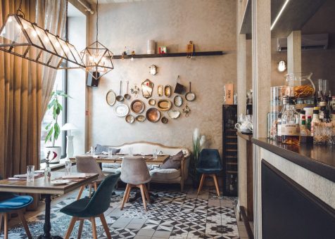 Entresol Restaurant in Riga interior