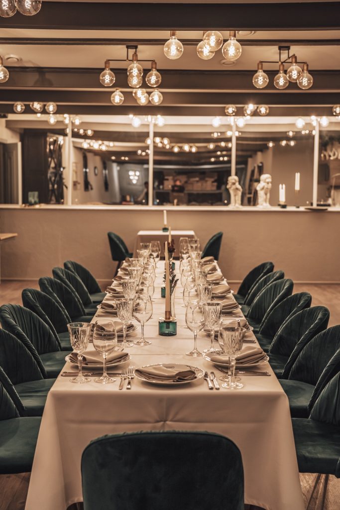 Entresol Restaurant in Riga private dining room