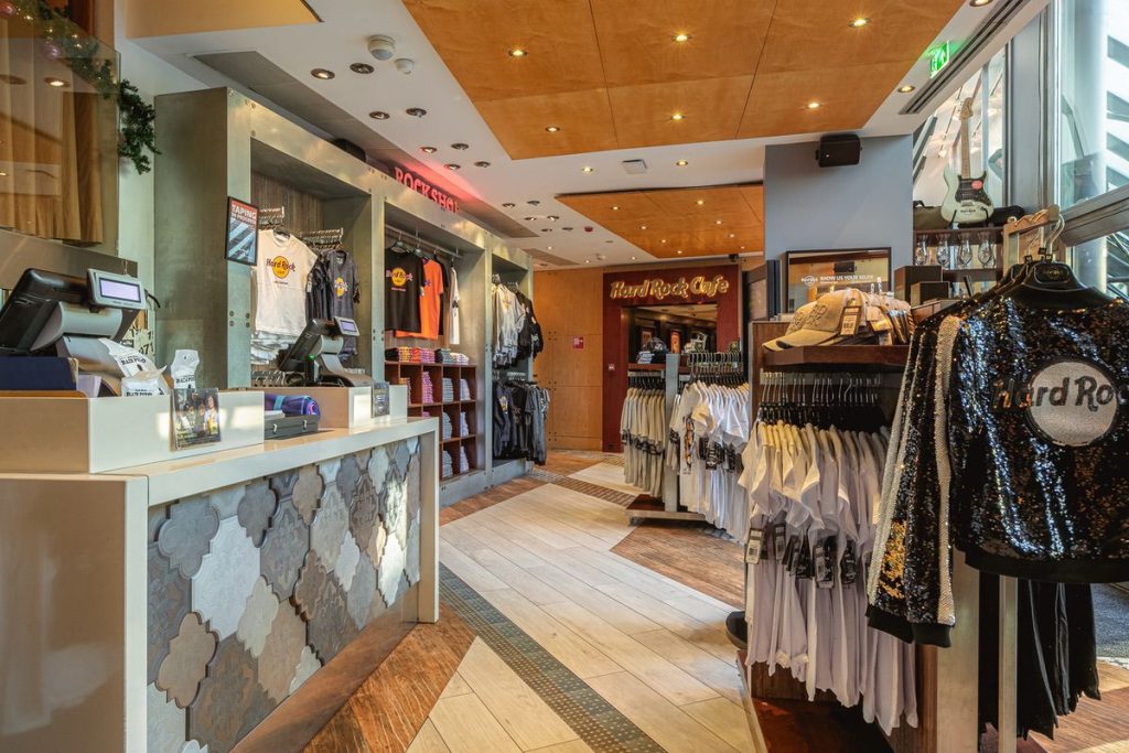 Hard Rock Cafe Amsterdam shop