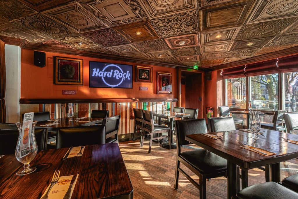 Hard Rock Cafe Amsterdam interior