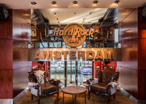 Hard Rock Cafe Amsterdam entrance