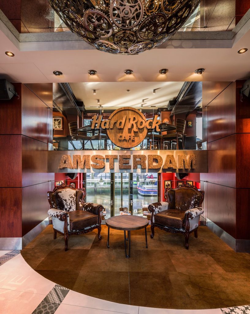 Hard Rock Cafe Amsterdam entrance