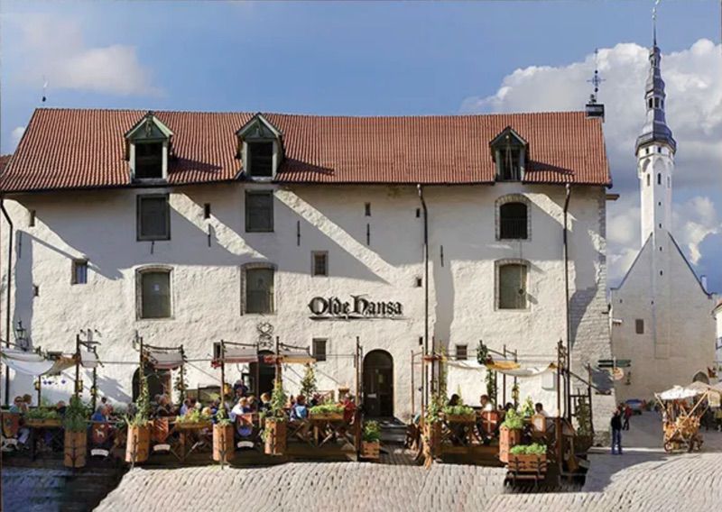 Olde Hansa restaurant the building