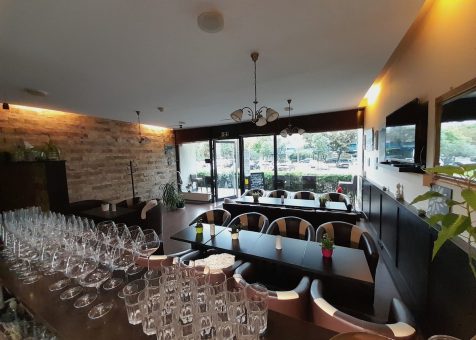 Beluga 5 interior shot from bar