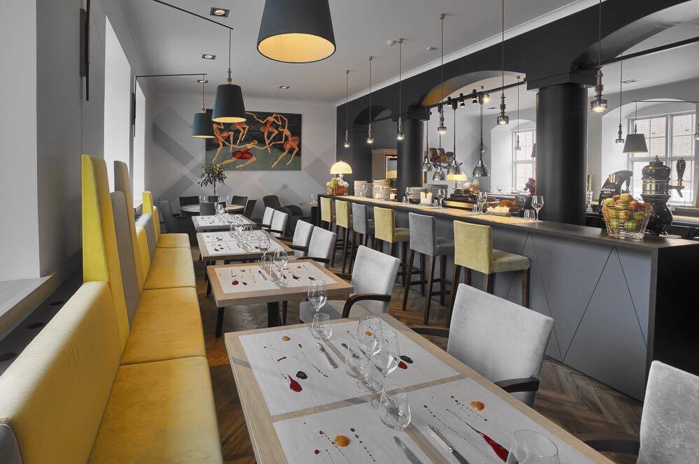 3 Chefs restaurant interior 1st floor