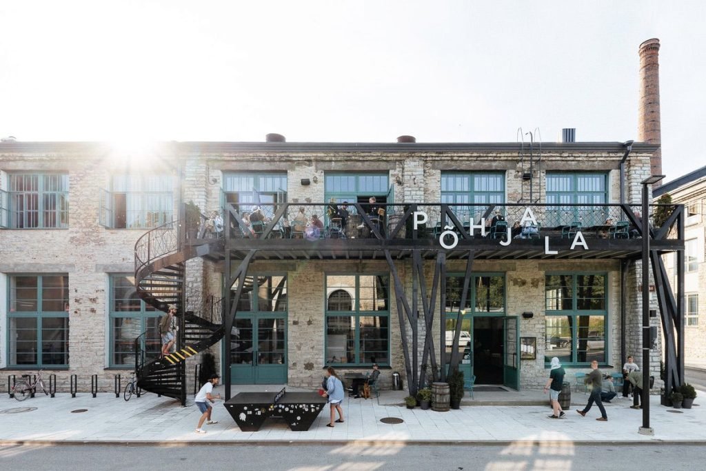 Pohjala Brewery in Tallinn building