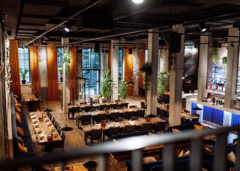 Restaurant Argentiina interior from above