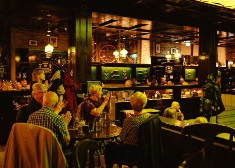 Scotland Yard in Tallinn interior and people