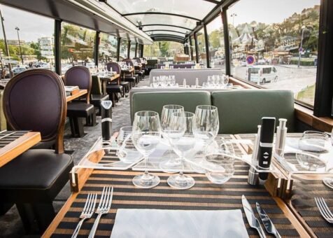 Bustronome Paris interior inside bus